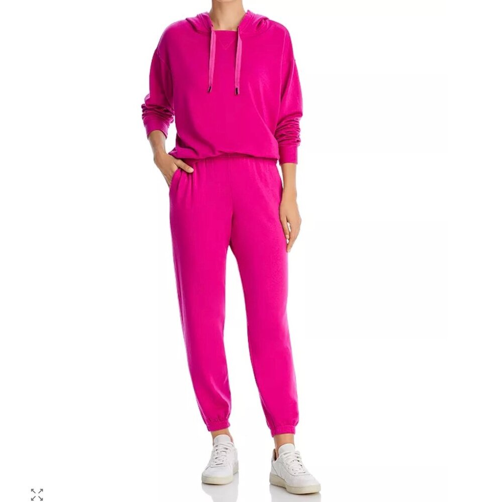 Stateside Softest Fleece Hoodie and Sweatpants - Electric Pink M/L